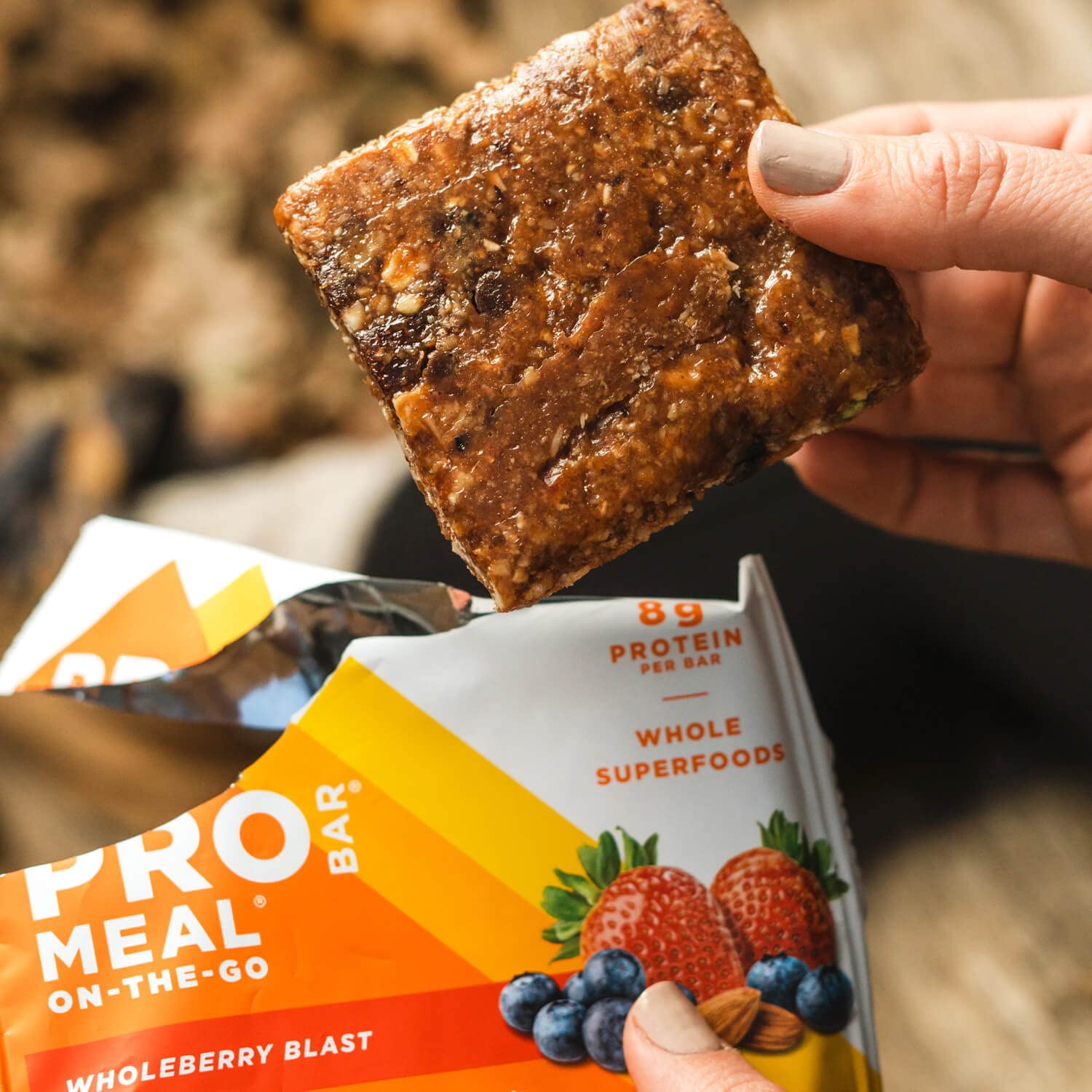 PROBAR MEAL BAR Wholeberry Blast: porción individual para snack rápido