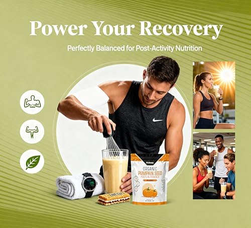 Etiqueta de Probase Nutrition, proteína de calabaza, sin azúcares añadidos.