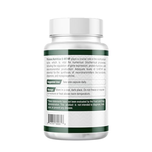 Probase Nutrition forma activa 5-MTHF en cápsulas para mayor absorción