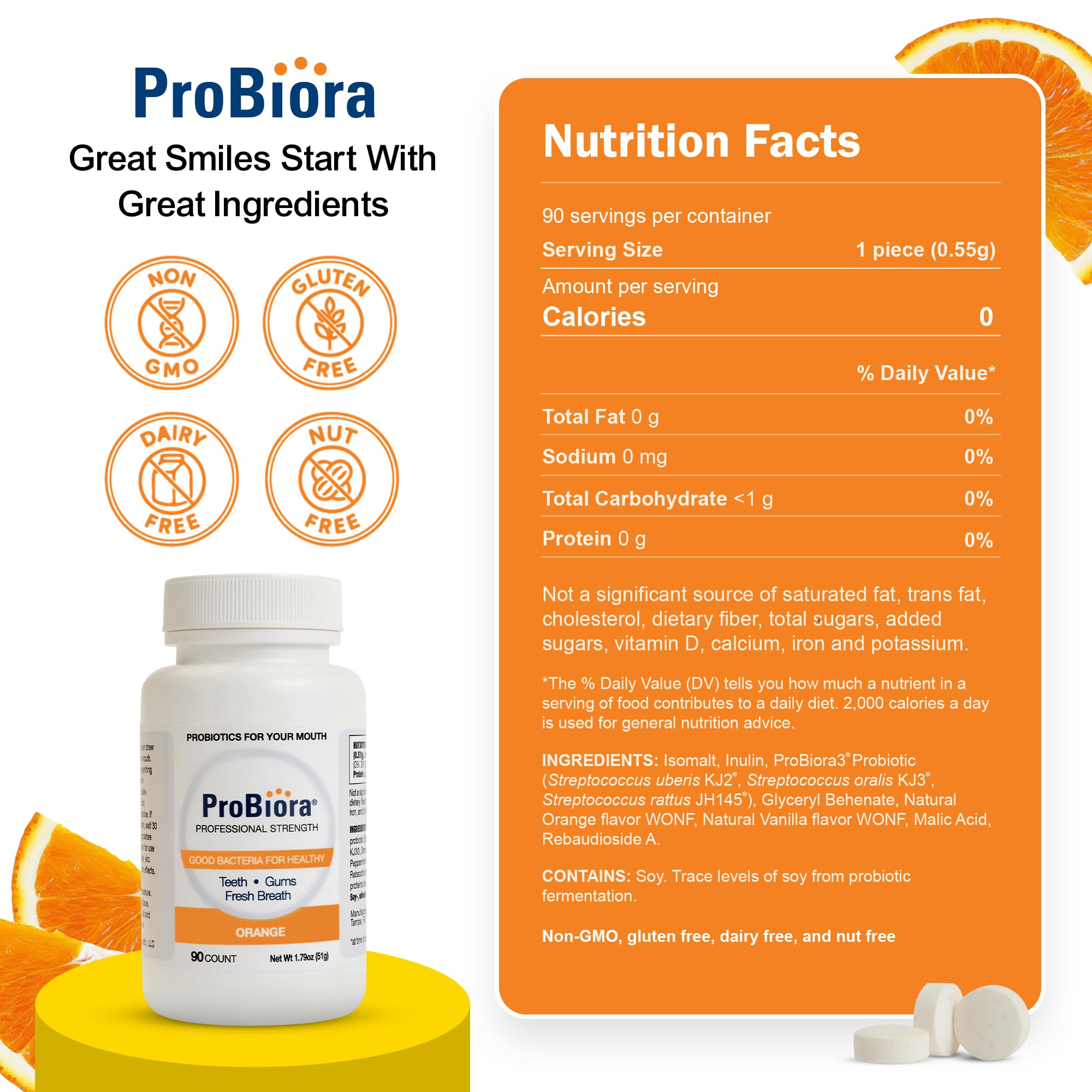 Probiora Health estudio científico visual, respaldo a la salud oral.