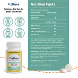 Empaque de ProBiora Health con 60 tabletas de menta.