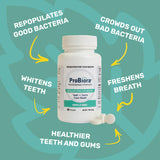 ProBiora Health, tabletas para equilibrio bacteriano en la boca.