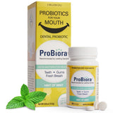 ProBiora Health en botella muestra equilibrio oral y posible higiene diaria.