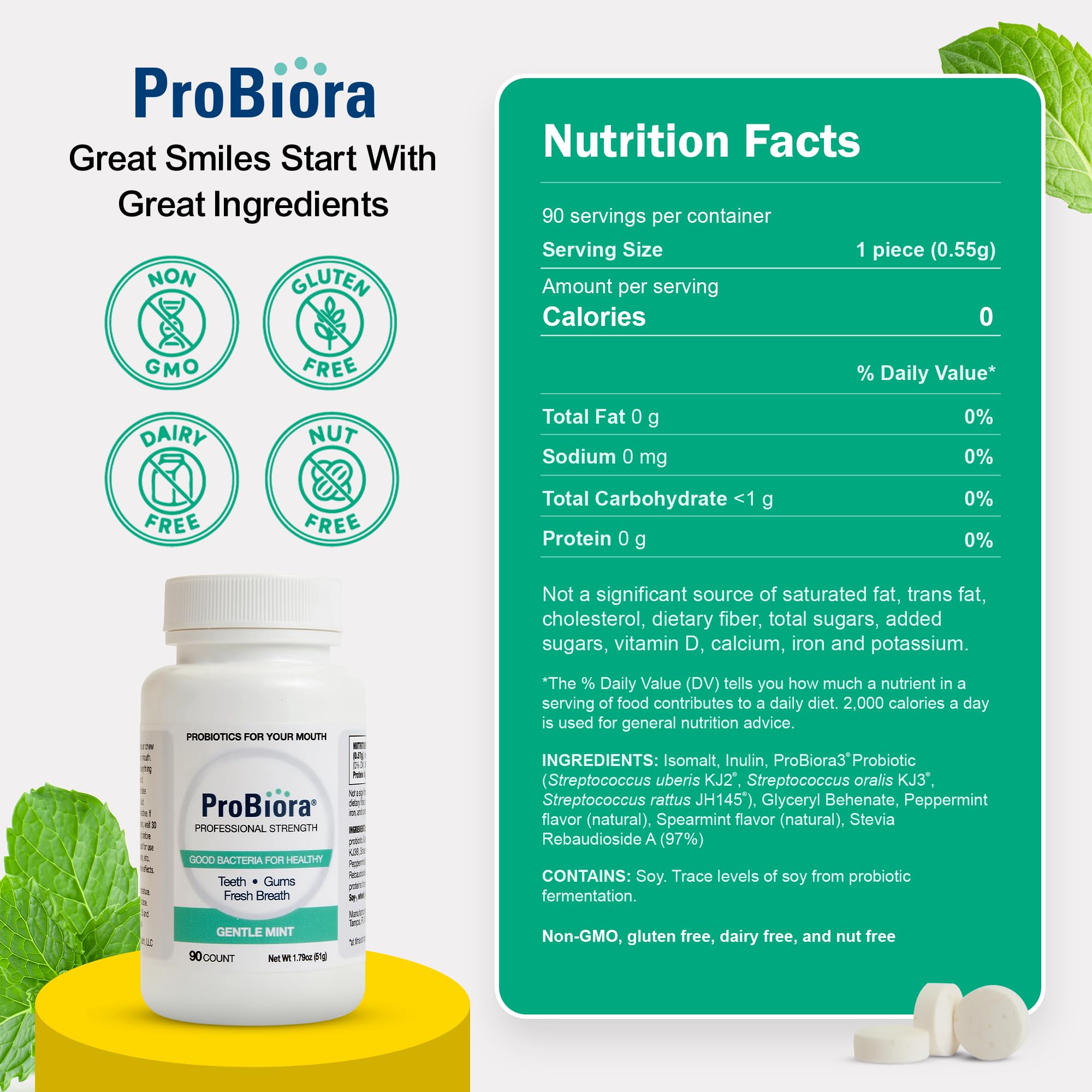 ProBiora Health, investigación de 30 años respaldando beneficios orales.