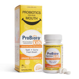 ProBiora Kids: empaque naranja para la higiene bucal diaria de niños.