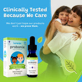 Probonix Humarian para niños: niño sonriendo tras la toma de gotas