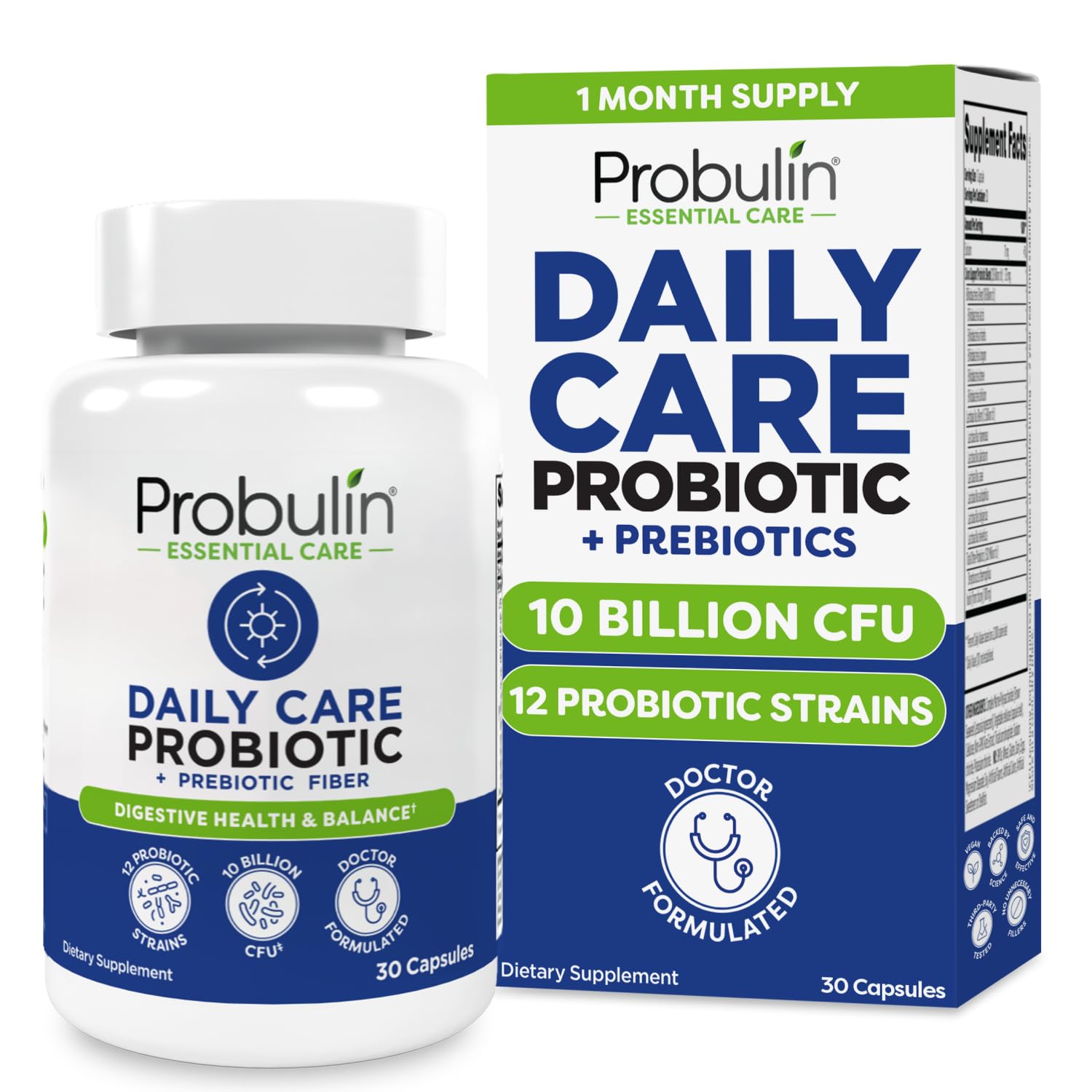 Probulin cuidado diario en frasco para la digestión.
