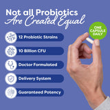 Probulin cápsulas probióticas, dosis diaria para equilibrio intestinal.