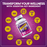 ProCare Health Bariátrica multivitamínico Hierro 18 mg – etiqueta lateral, recordatorio de dosis.