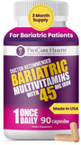 ProCare Health multivitamínico bariátrico en cápsula diaria para apoyo nutricional.