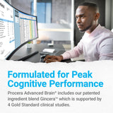 Procera Advanced Brain, profesional en oficina, favorece concentración en reuniones.