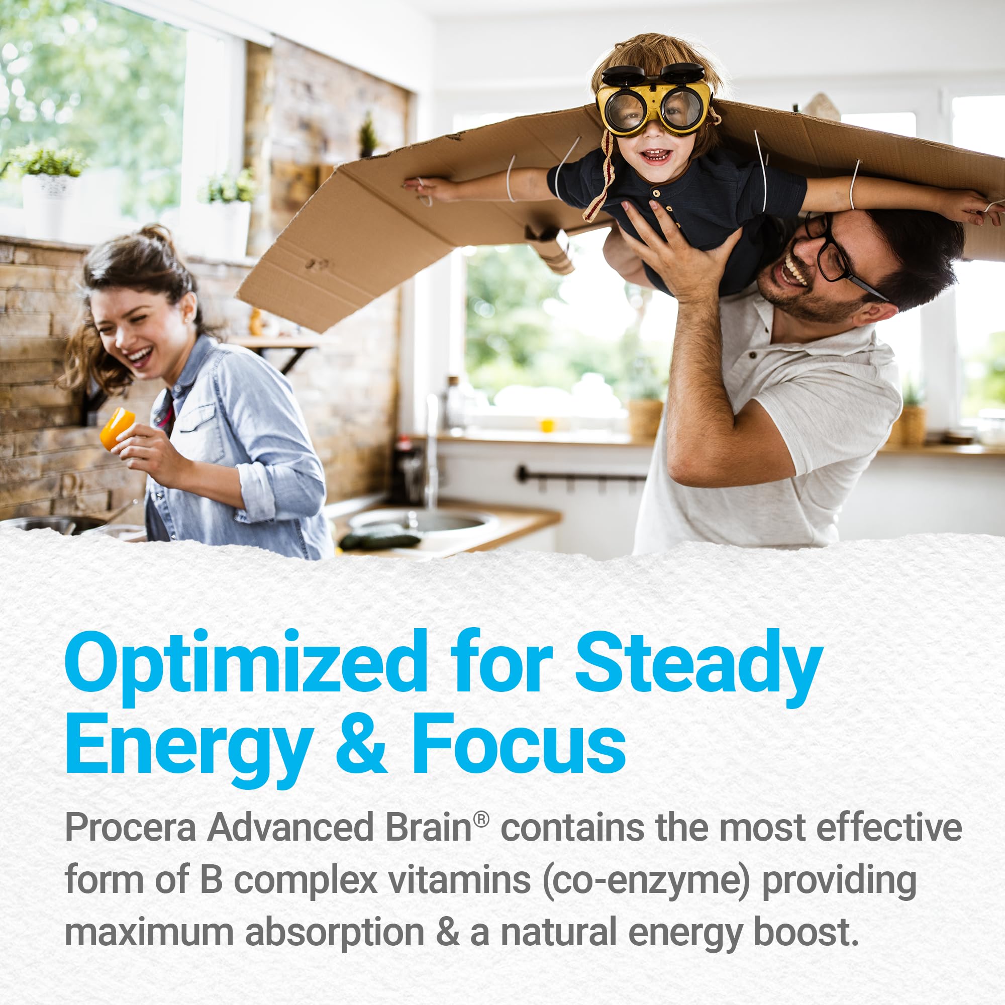 Procera Advanced Brain, uso diario para energía mental sostenida.