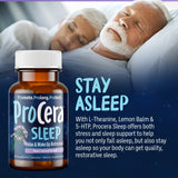 Procera Sleep ambiente noche relajante, ideal para un dormitorio tranquilo.