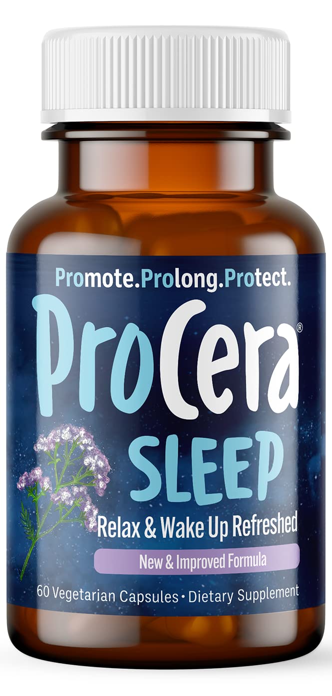 Procera Sleep botella frontal, ayuda a iniciar el sueño de forma natural.