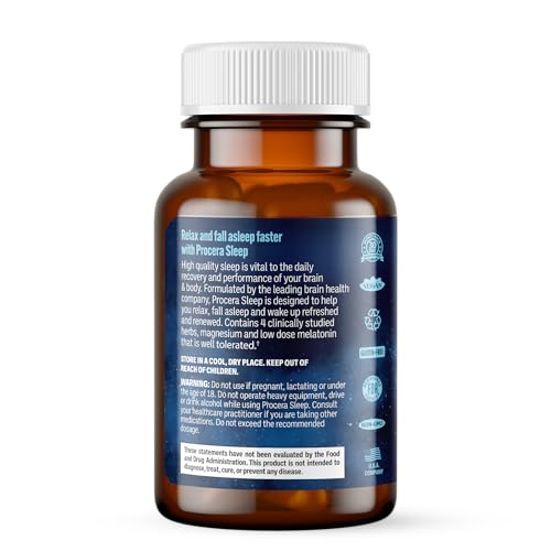 Procera Sleep cápsulas, formato fácil para un descanso profundo.