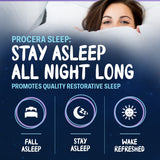 Procera Sleep tableta en mano, fácil de incorporar a la rutina.