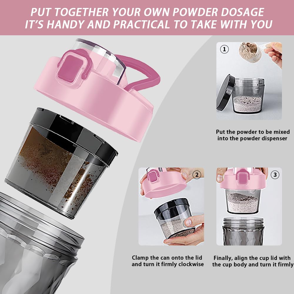 PROCHAIN mezclador de proteinas 22oz carga rápida tipo C
