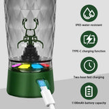 PROCHAIN batidor eléctrico con compartimento de polvo independiente para suplementos.