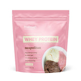 ProDough: frasco de proteína gourmet para batidos diarios.