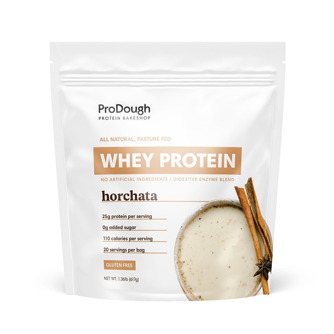 Empaque ProDough Horchata para batidos, ideal para preparación rápida.