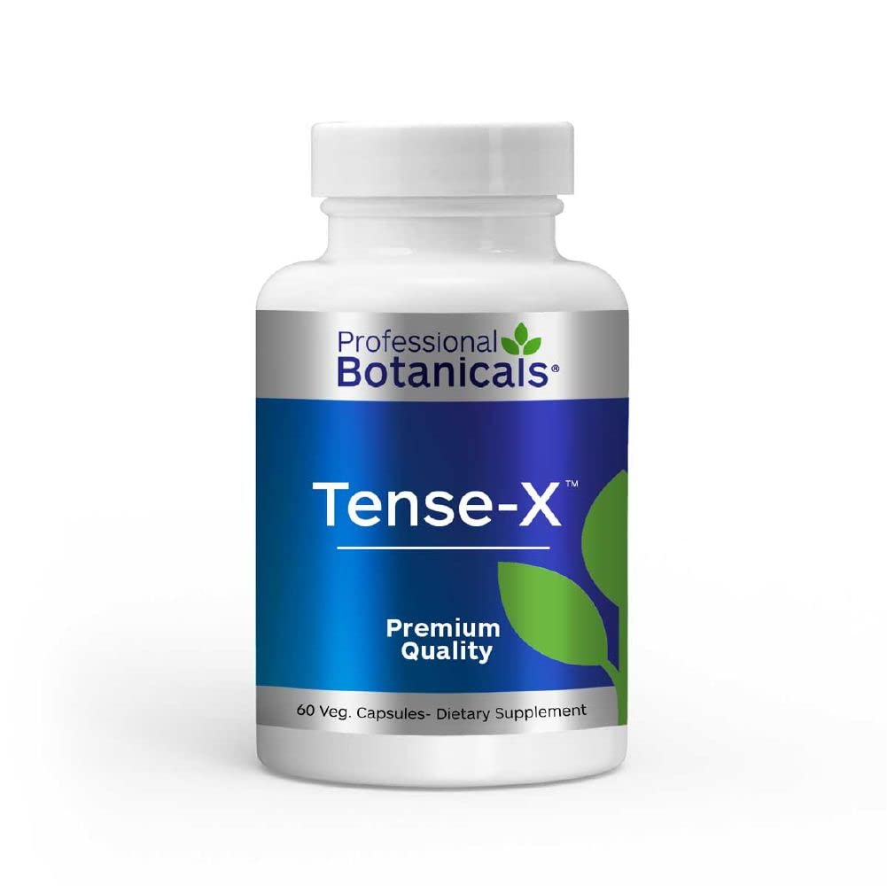 Professional Botanicals Tense-X: botella con cápsulas para relajación natural