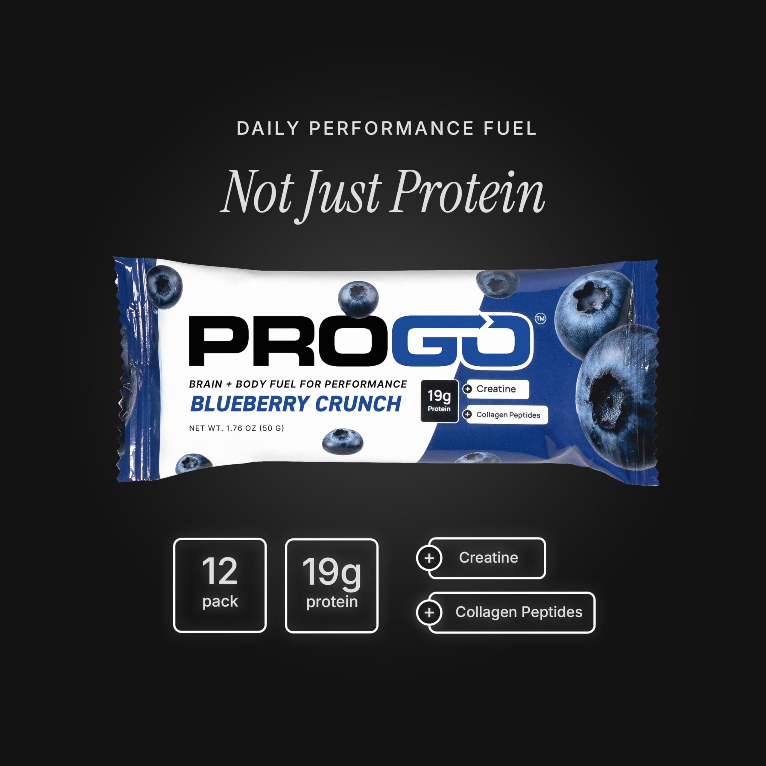 ProGo barra proteína ingredientes reales: nutrición limpia y transparente.