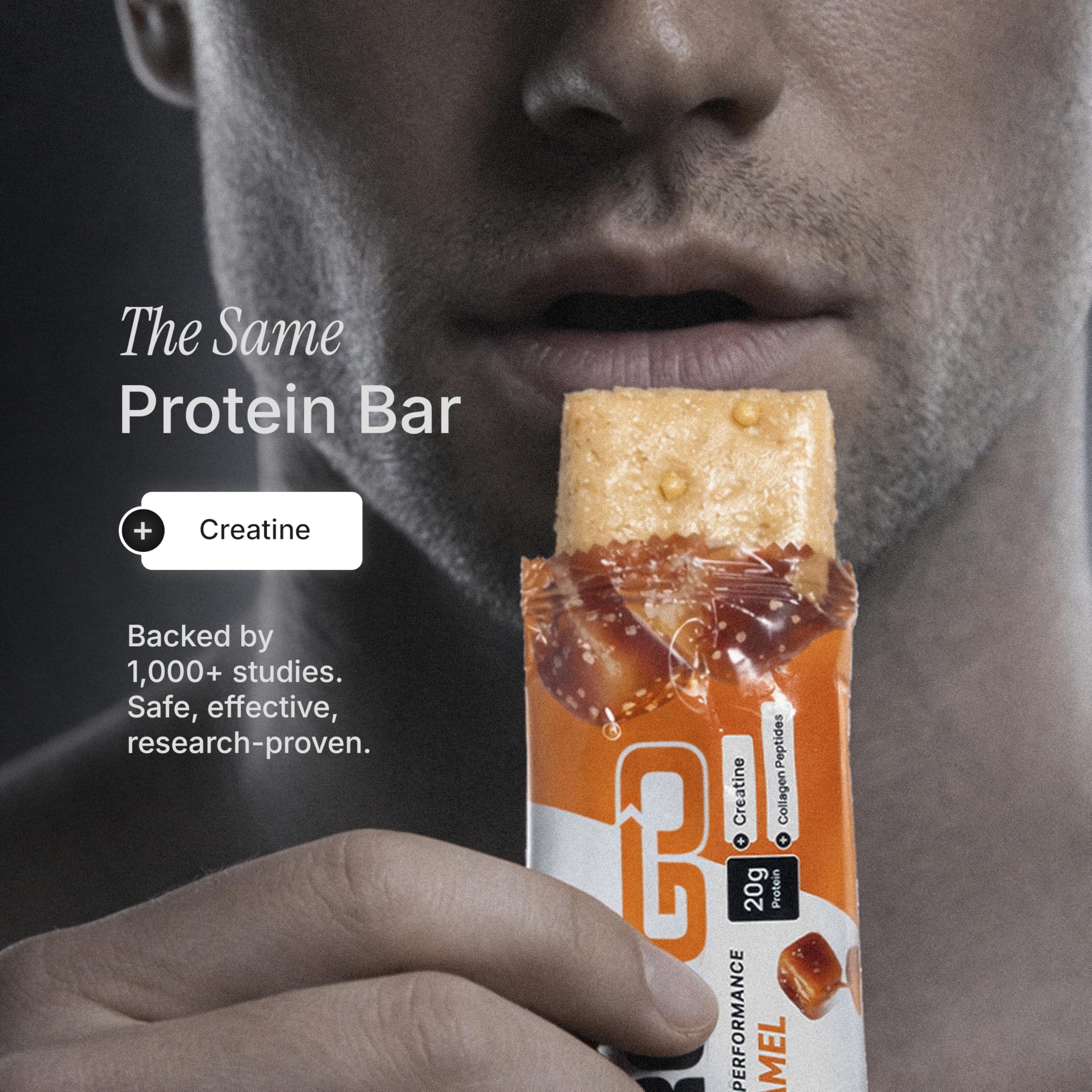 Barra ProGo: textura crujiente ideal para snack rápido y cómodo.