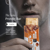 Barra ProGo: textura crujiente ideal para snack rápido y cómodo.