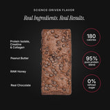 ProGo: textura crujiente tipo brownie en cada barra.