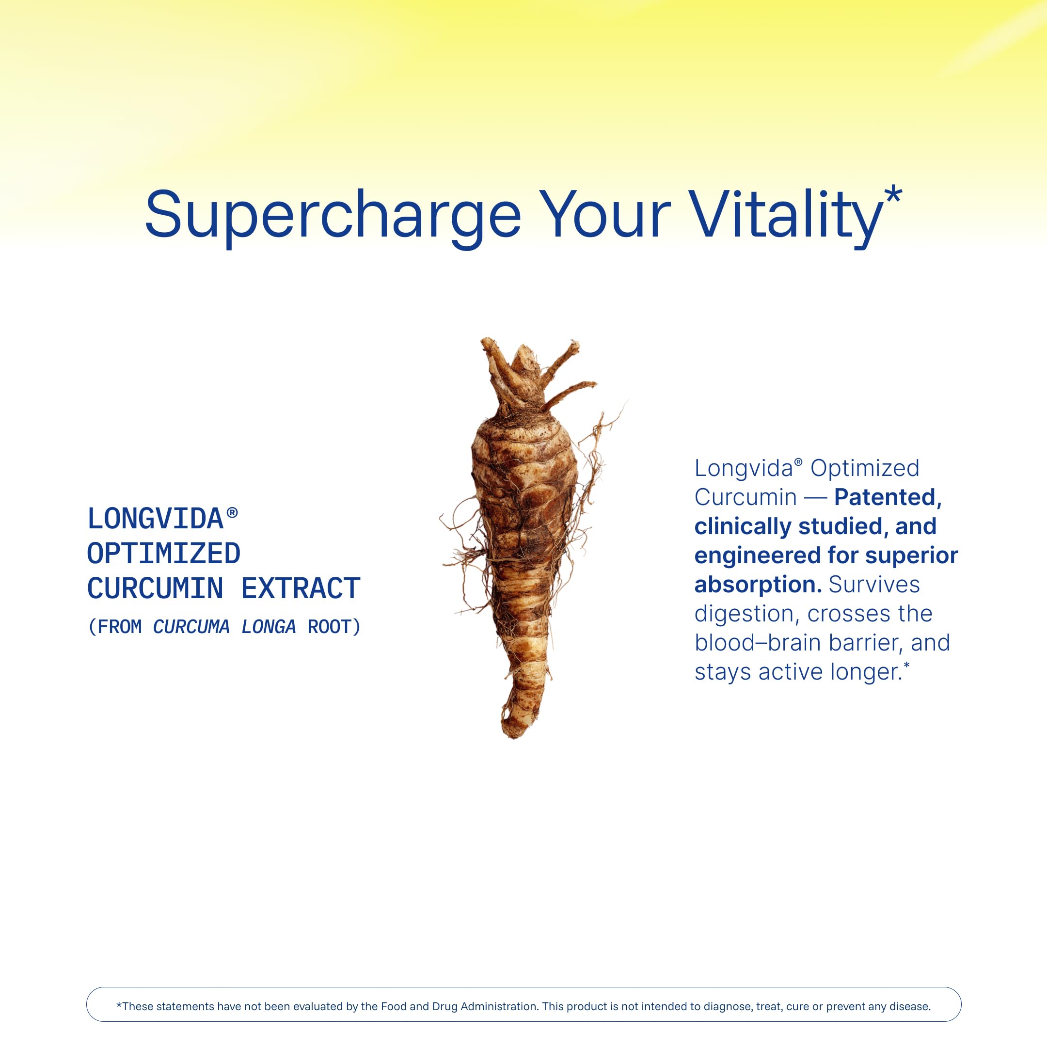ProHealth Curcuma Curcumin cápsulas porciones, dosis diaria posible.