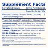 ProHealth Curcuma Curcumin empaque exterior, señal de calidad y transparencia.