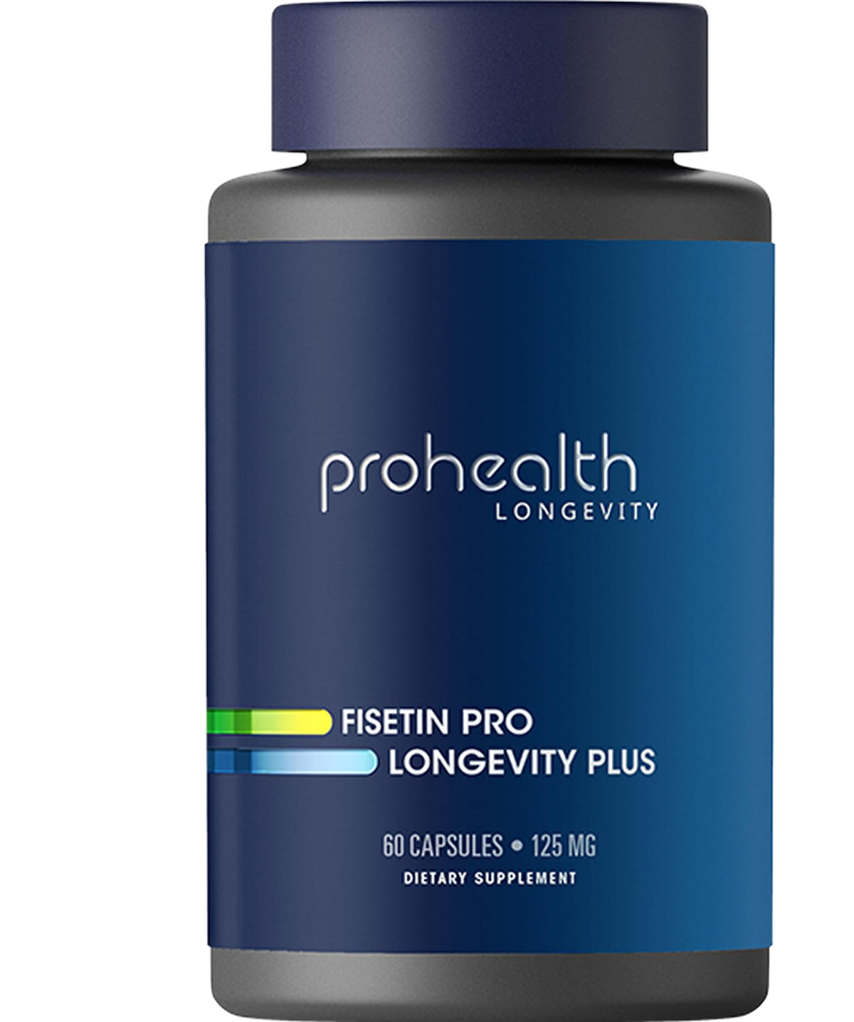 ProHealth Fisetin en envase-caja, almacenamiento ordenado y práctico.
