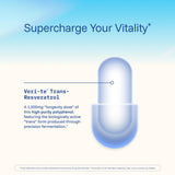 Etiqueta de calidad de ProHealth Longevity Trans-Resveratrol, seguridad certificada.