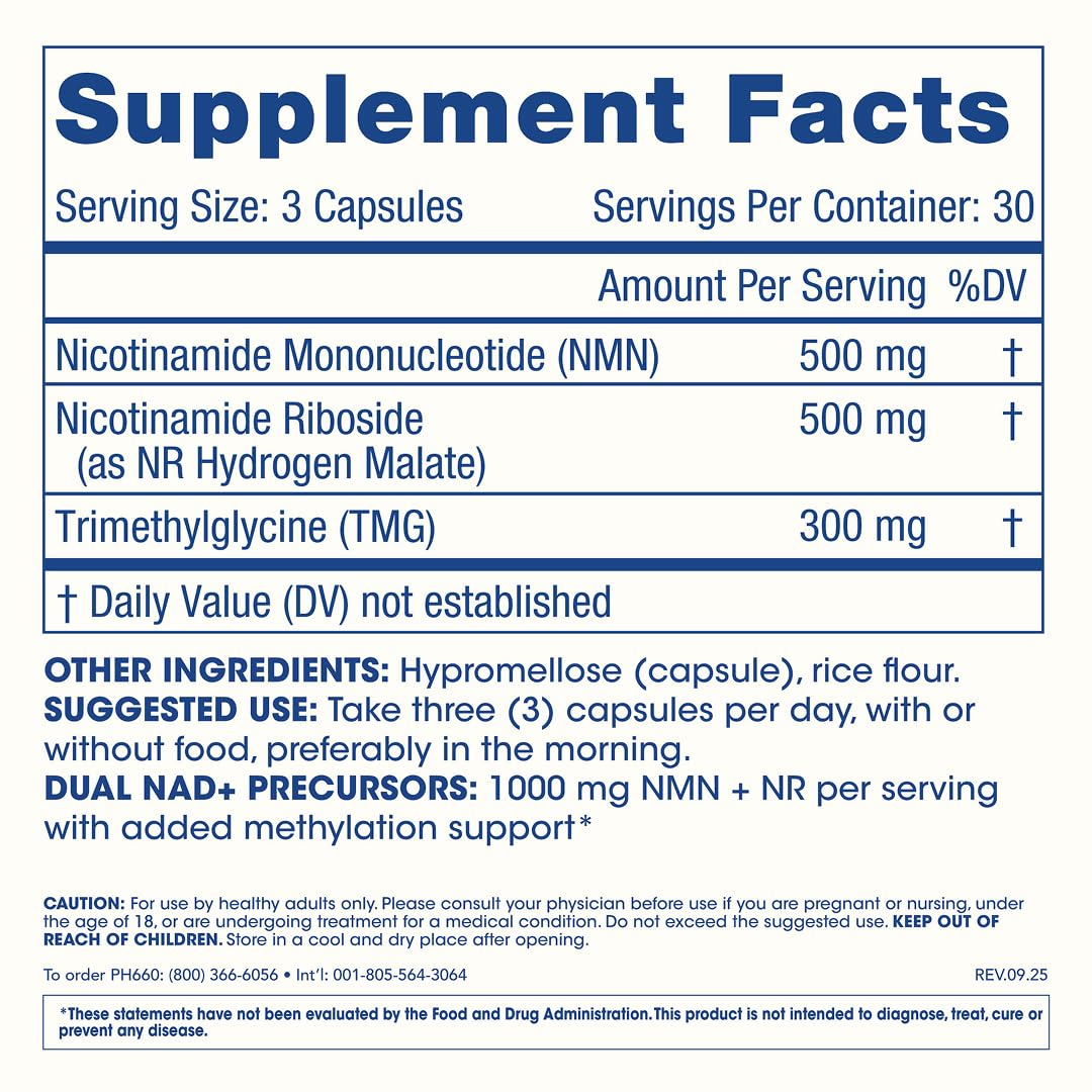 ProHealth NMNR Pro Synergy: dosis diaria diseñada para tu rutina.