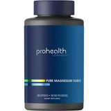 ProHealth Taurato de Magnesio en botella de 180 cápsulas para apoyo cardíaco y cerebral
