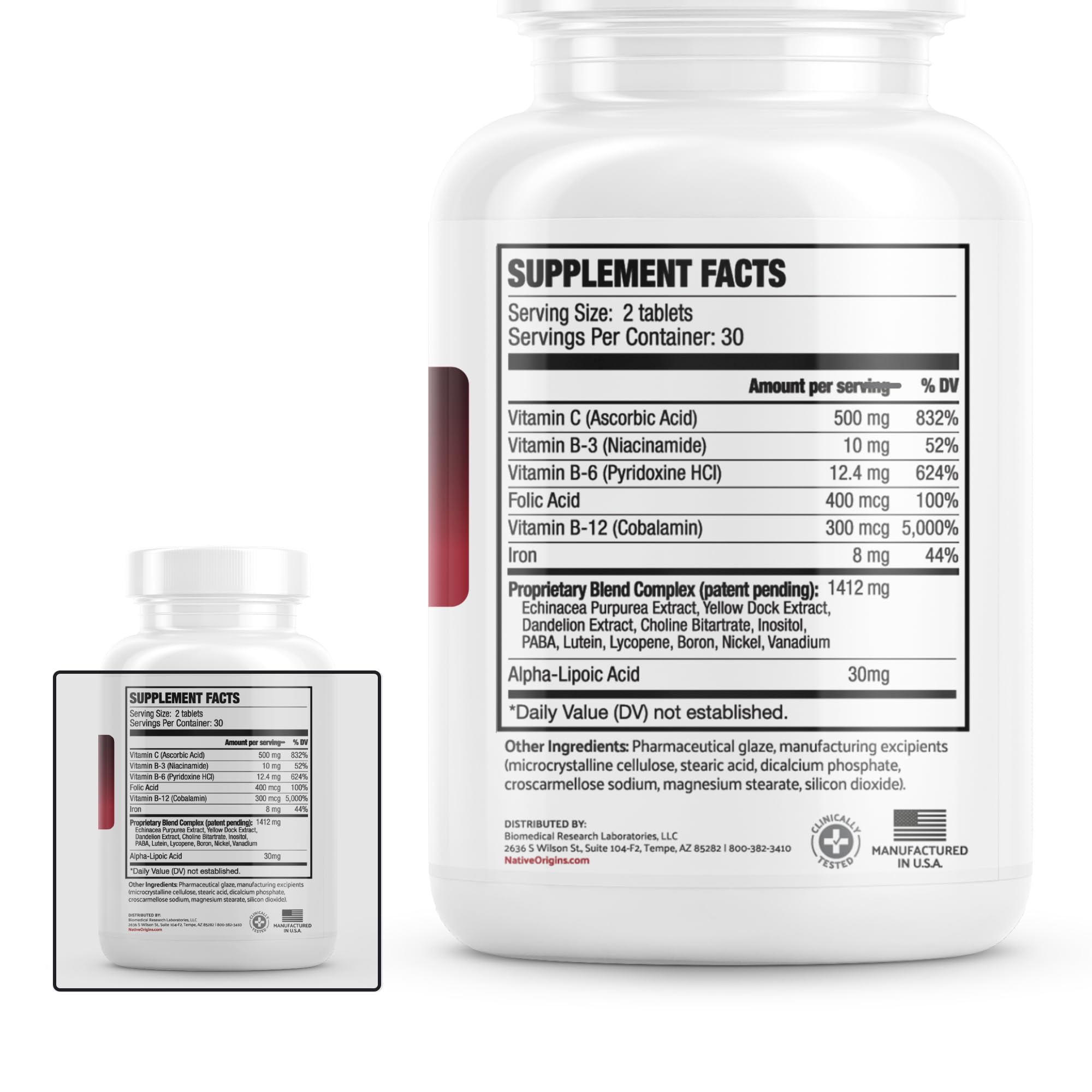 Prohemia, composición de nutrientes para bienestar general.
