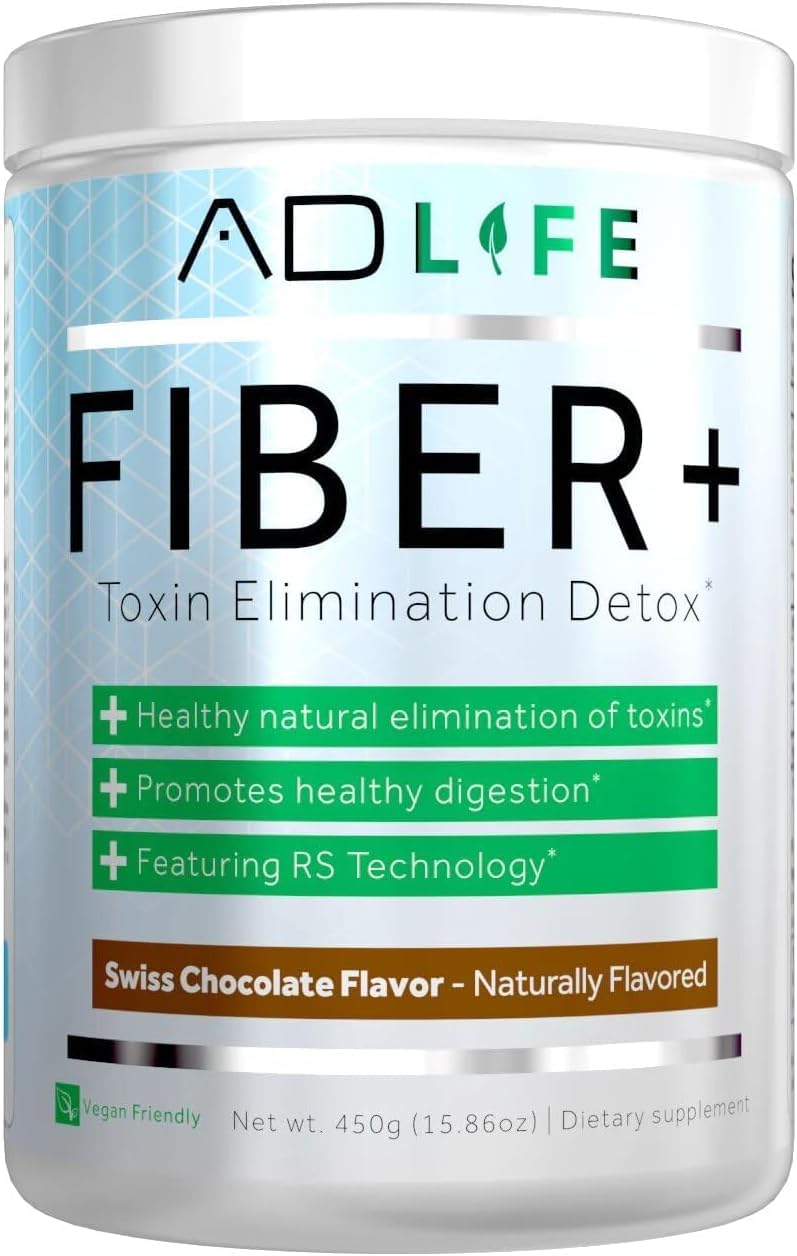 PROJECT AD Fiber+ polvo de fibra chocolate para regularidad digestiva y apoyo a la desintoxicación
