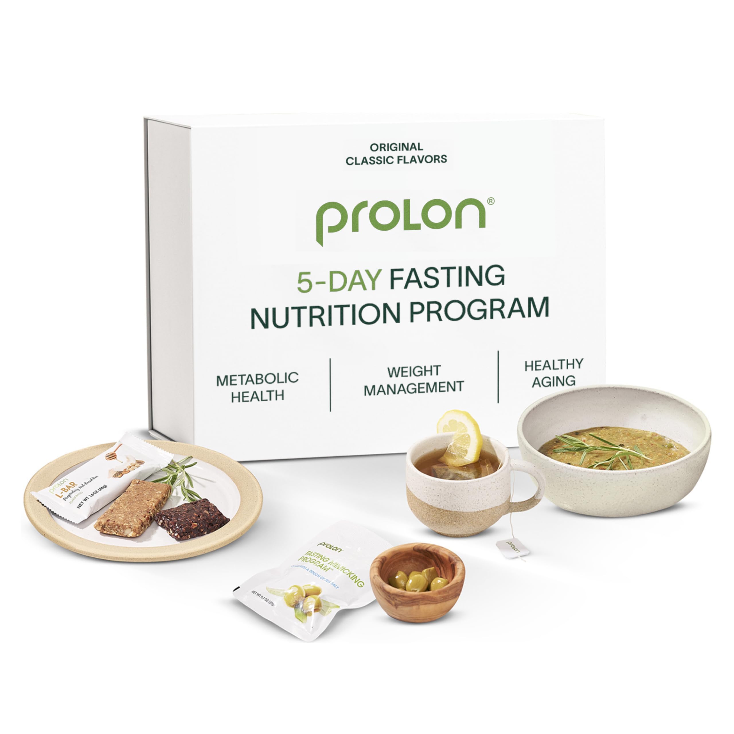 Prolon 5 días Conjunto de Ayuno, sopa vegetal minestrone, apoyo al balance metabólico y saciedad.