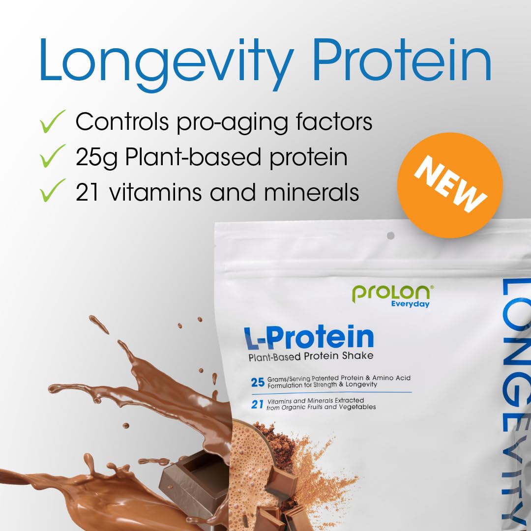 Prolon batido proteico de chocolate, mezcla fácil para recuperación.