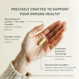 Prominent Nutrition Fucoidan pack frente, envase seguro para uso diario.