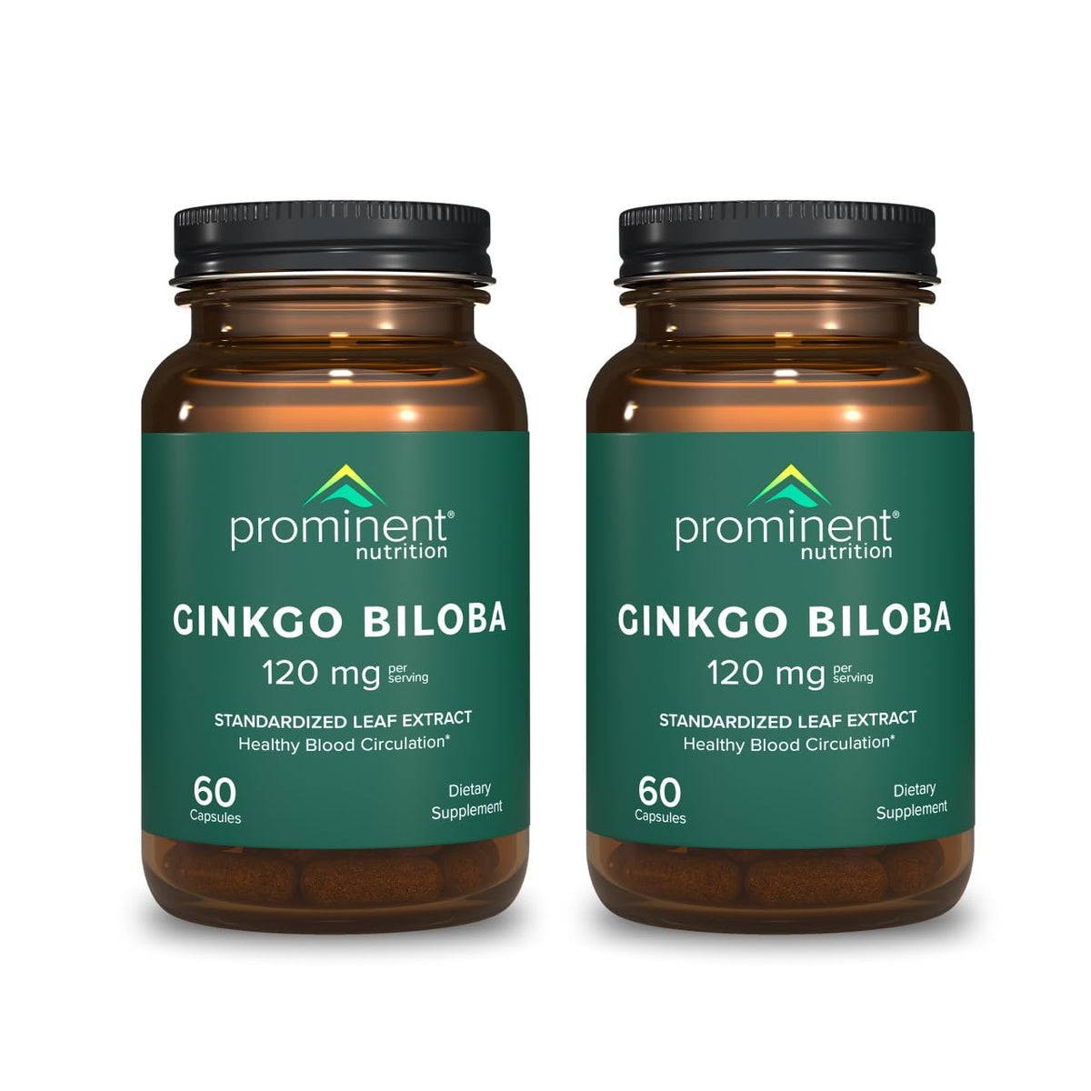 Prominent Nutrition Ginkgo Biloba cápsula cerca para apoyar claridad mental y circulación