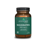 Prominent Nutrition Resveratrol: botella en primer plano para uso diario y apoyo antioxidante.