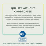 Prominent Nutrition S-Acetil L-Glutatión sello de calidad y pureza
