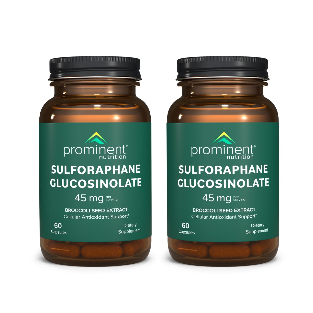 Prominent Nutrition sulforafano botella con extracto de brócoli, apoyo a la salud intestinal