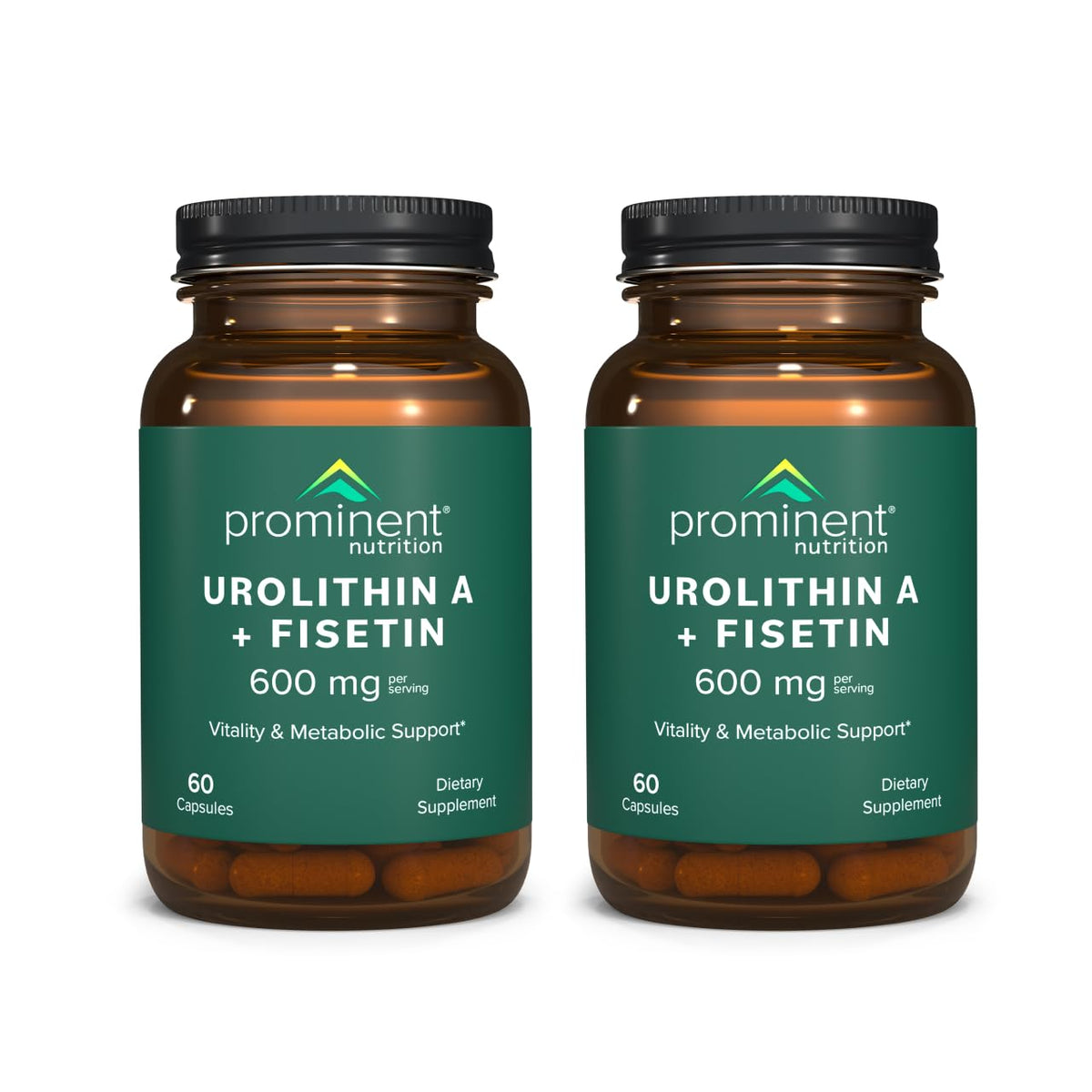 Prominent Nutrition Urolithin A + Fisetin cápsulas para vitalidad diaria
