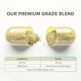 Prominent Nutrition Urolithin A + Fisetin, dosis diaria visible para uso constante.
