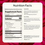 ProMix Nutrition Blood Flow: etiqueta detallada con ingredientes clave.