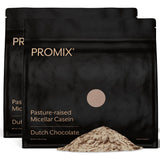 ProMix Nutrition Caseína Micelar de Pasto en Chocolate, embalaje seguro para almacenamiento nocturno.
