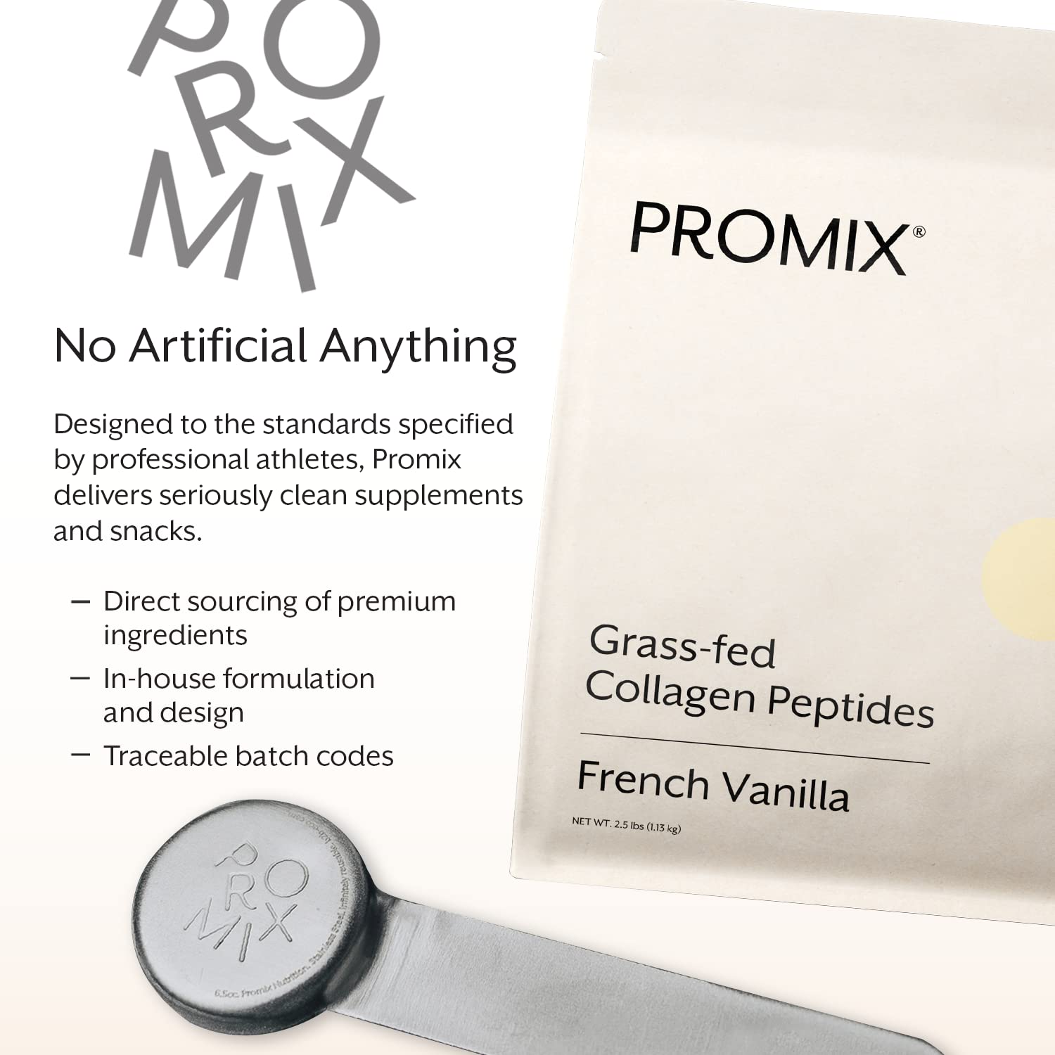 Promix Nutrition Colágeno hidrolizado: opción sin gluten y sin soja en la etiqueta