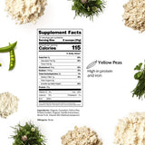 Cuchara medidora ProMix con proteina vegana, sabor vainilla para entrenos.